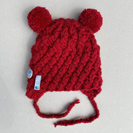 Czerwona czapka dla dziecka